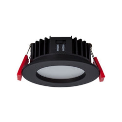Halcyon LEDE IP65 Exterior Plastic Downlight Select Recessed Fixed c/w DX UID Dimmable Driver 8W 180mA DC 3K/4K - Black