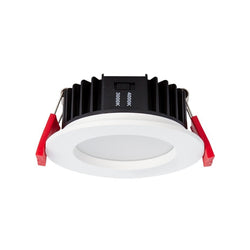 Halcyon LEDE IP65 Exterior Plastic Downlight Select Recessed Fixed c/w DX UID Dimmable Driver 8W 180mA DC 3K/4K - White