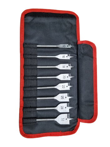 Starrett Spade Bit Set 8pce 12-32mm — Scott Electrical