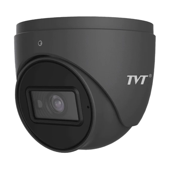 Arrowhead TVT-D2.8-B-6MP-C Colour 6MP S4 2.8mm Fixed AI POE Camera Outdoor Ready Charcoal