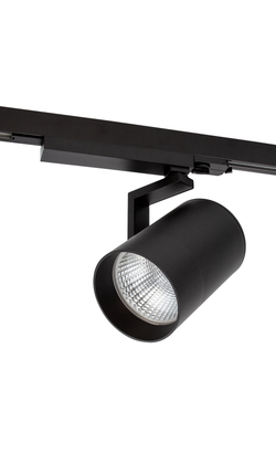 Halcyon Track Spot 3 Circuit 40deg 36W 4K CRI90 c/w Dimmable Driver-Black