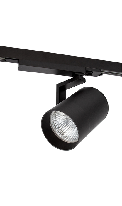 Halcyon Track Spot 3 Circuit 40deg 36W 3K CRI90 c/w Dimmable Driver-Black