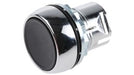 NHP Pushbutton 22mm Metal Momentary Flush HD Black