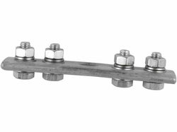 ** POA - Price on Application ** Transnet Earth Bar Tinned Copper 4 StudxM8
