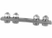 ** POA - Price on Application ** Transnet Earth Bar Tinned Copper 4 Stud x M12