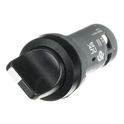 ABB Compact SEL Switch 2-POS FIX-SH Handle Black NON-ILL 1NO