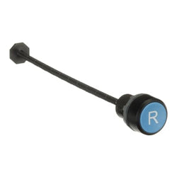 ABB Modular Reset Push Button Momentary With Shaft Flush Blue NON-ILL TEXT:R