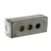 ABB Push Button Enclosure Triple Hole Grey