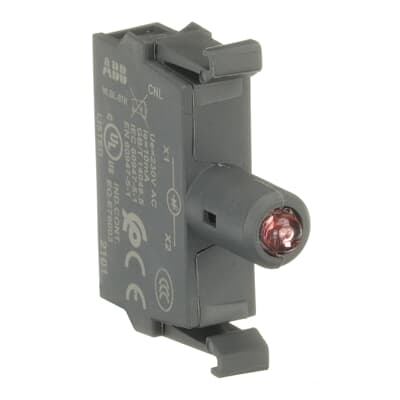 ABB Modular Led Block 230V AC Integrated Led Red Illuminated