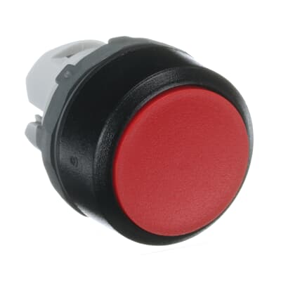 ABB Modular Push Button Mom Flush Red Non-Illuminated