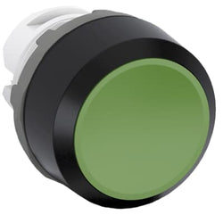 ABB Modular Push Button Maint Flush Green Non-Illuminated