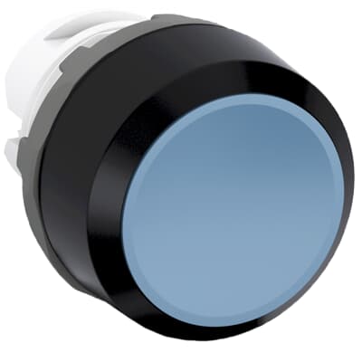 ABB Modular Push Button Maint Flush Blue Non-Illuminated — Scott Electrical