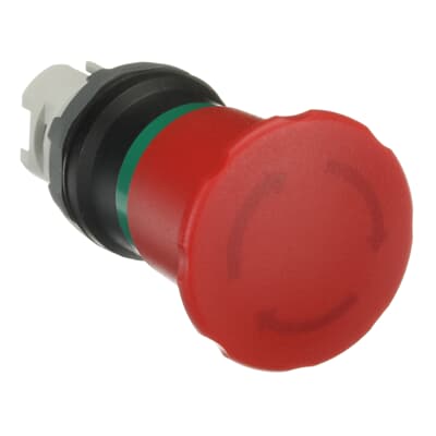 ABB Modular EM Stop Twist Release MUSH 40mm Red Non-Illuminated