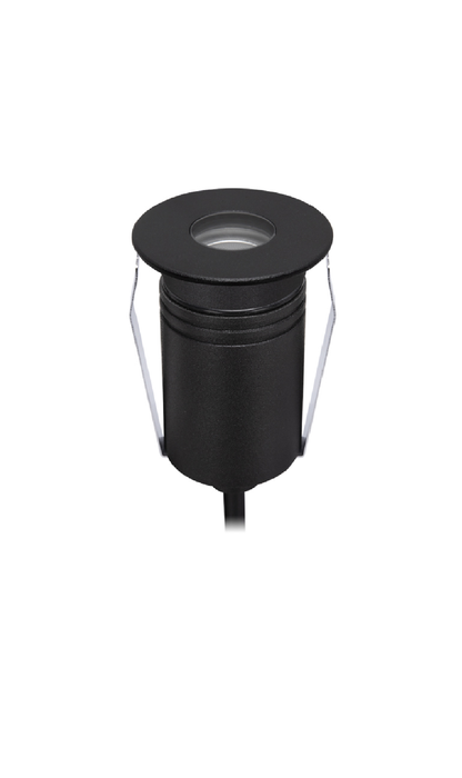 Halcyon Round Recess Black 316 Stainless 2.5W 8-25VDC 3000K IP67 36Deg