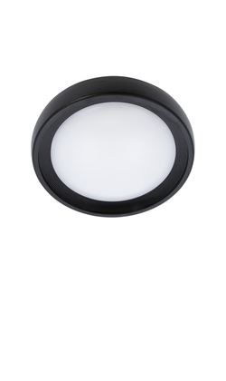 Halcyon LED Button 13W 3000K 245mm Black IP65