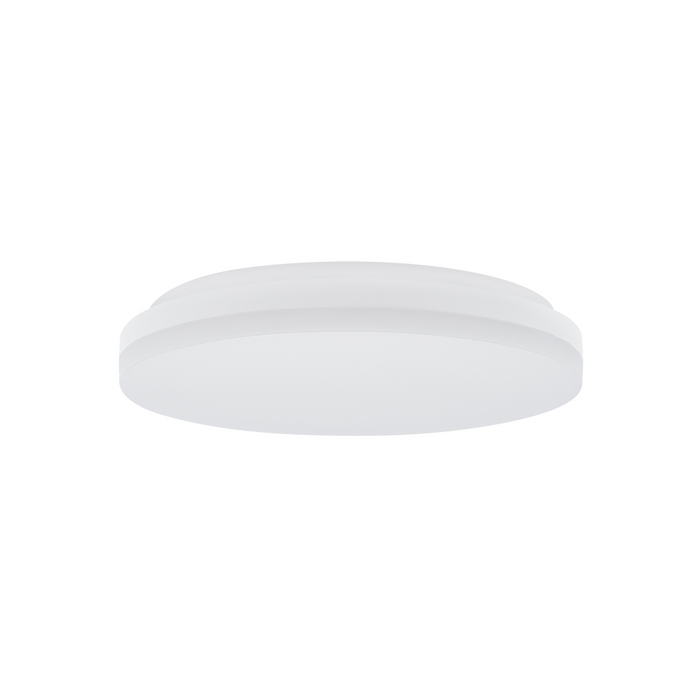 Halcyon Led Button Slice Circle Dim 270mm 240V 18W/24W 3K/4K White IP54