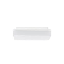 Halcyon Led Slice Square Dim IP44 210mm 10W/15W 3K/4K 240V White IP54