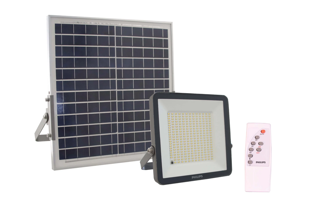 Philips 911401884902 SmartBright Solar Floodlight LED20/757 20W 57K PV Panel & Battery G2 BVP080