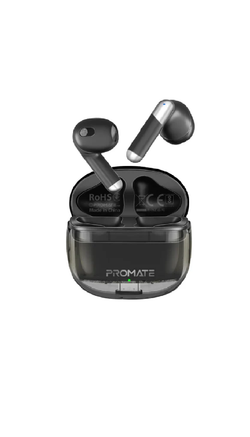 PROMATE In-Ear HD Bluetooth Earbud with Intellitouch & 300mAh Charging