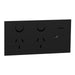 Clipsal Solis Socket Sw Horiz Twin 1ExUSBC 10A Matte Black