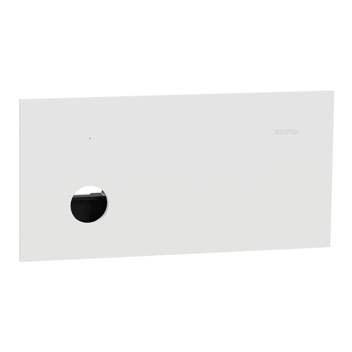 Clipsal Solis Switch Grid and Cover Horiz 1G Matte White