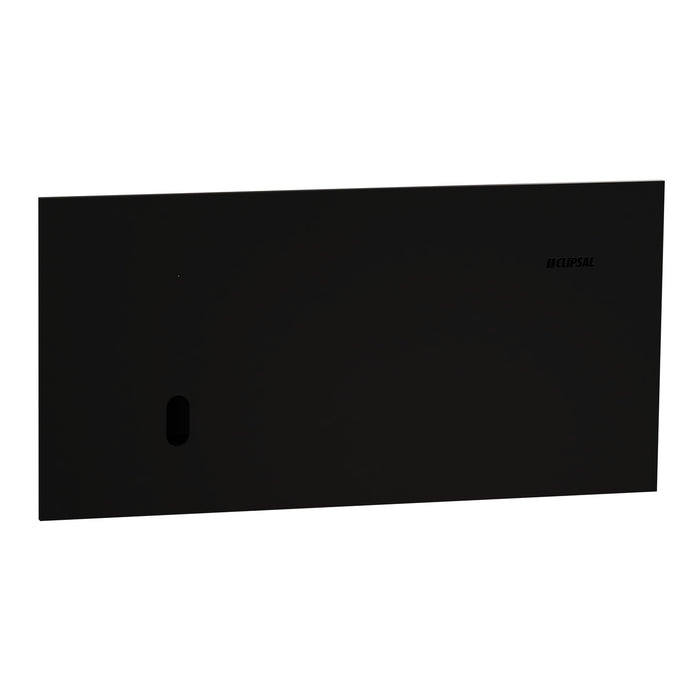 Clipsal Solis T Switch Grid and Cover Horiz 1G Ebony Aluminium