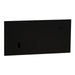 Clipsal Solis T Switch Grid and Cover Horiz 1G Ebony Aluminium