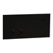 Clipsal Solis T Switch Horiz 2G 10AX Ebony Aluminium