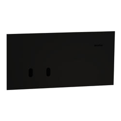 Clipsal Solis T Switch Grid and Cover Horiz 2G Ebony Aluminium