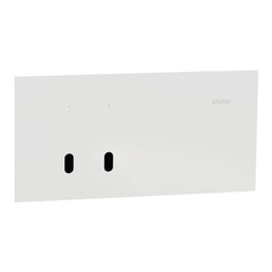 Clipsal Solis T Switch Grid and Cover Horiz 2G White Ceramic