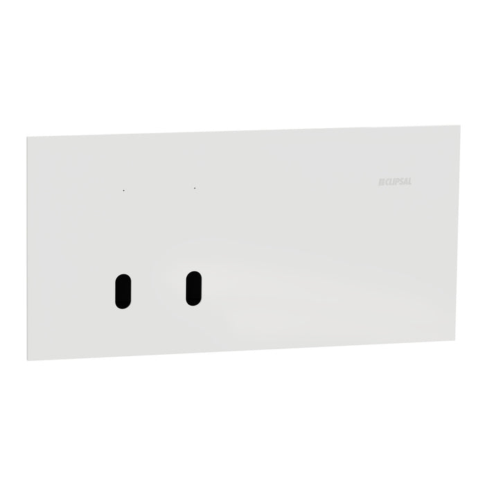 Clipsal Solis T Switch Grid and Cover Horiz 2G White Ceramic