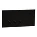 Clipsal Solis T Switch Horiz 3G 10AX Ebony Aluminium