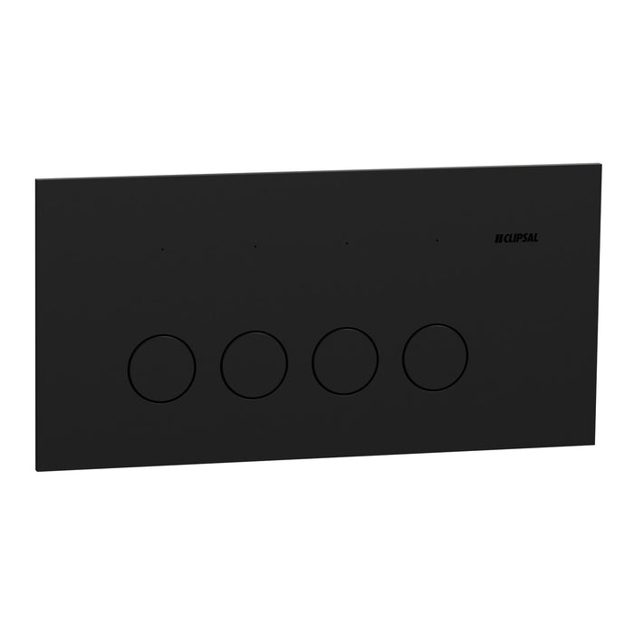 Clipsal Solis Switch Horiz 4G 10AX Matte Black