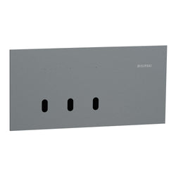 Clipsal Solis T Switch Grid and Cover Horiz 3G Platinum