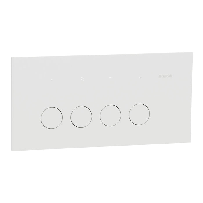 Clipsal Solis Switch Horiz 4G 10AX Matte White