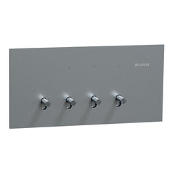 Clipsal Solis T Switch Horiz 4G 10AX Platinum