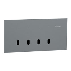 Clipsal Solis T Switch Grid and Cover Horiz 4G Platinum