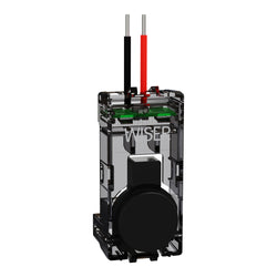 Clipsal Solis Push Button Adaptor for Wiser Module Matte Black