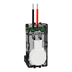 Clipsal Solis Push Button Adaptor for Wiser Module Matte White