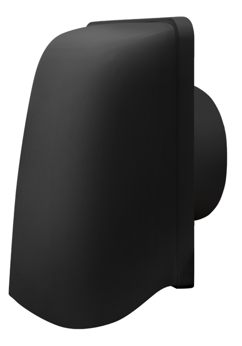 Manrose Chateau Cowl 125mm Black