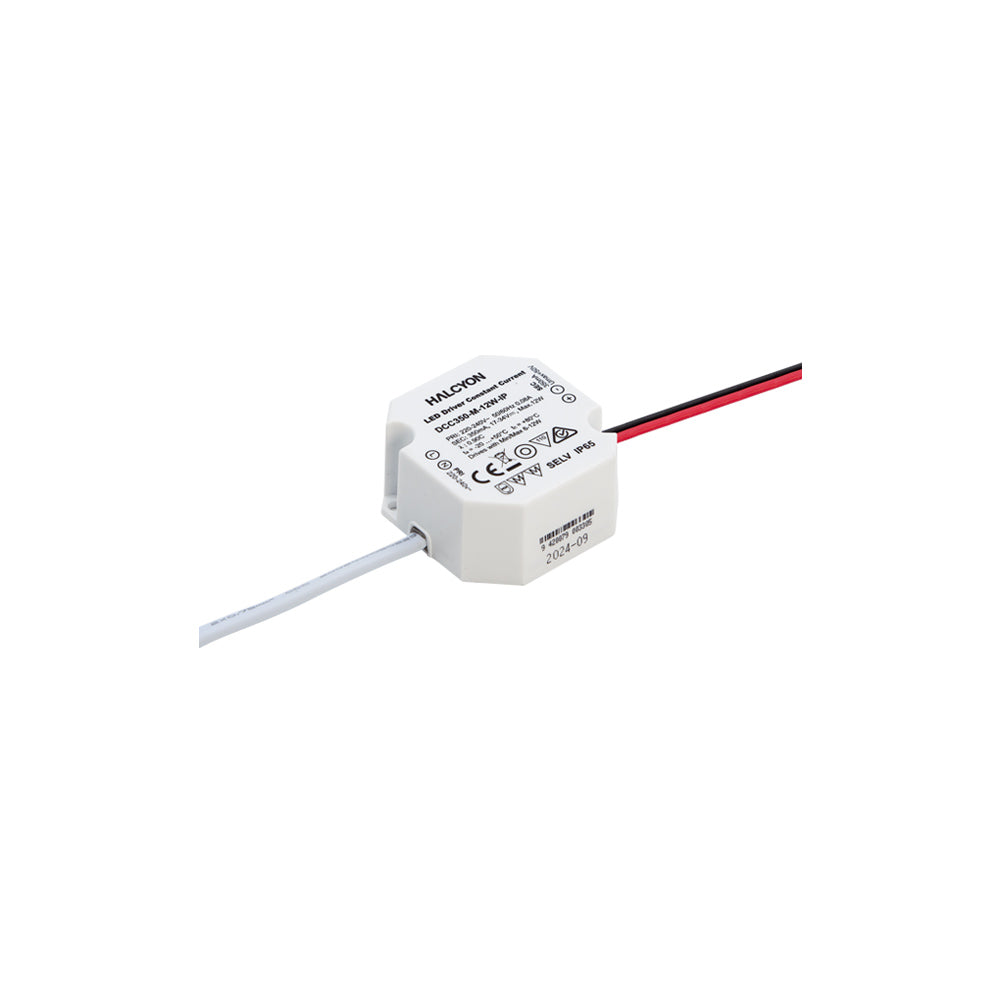 Halcyon Driver Mini IP65 CC Pri:240V Sec:17-34V DC 350mA 6-12W — Scott ...