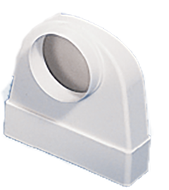Manrose Duct Flat 220x90mm Female - 150mm Round Male 90deg Adapter