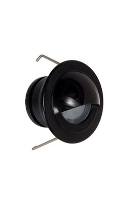 Switch Lighting LED Mini Eyelid 1.6W 2700K 40mm 12VDC Stainless Black IP67