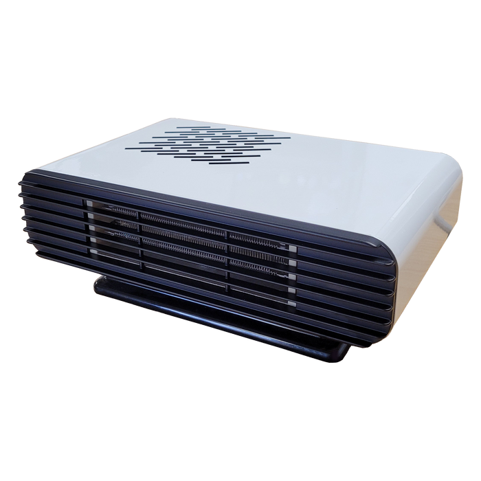 Weiss Wall-Mounted Bathroom Fan Heater - Gloss White