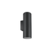 Glight Up & Down Round Led Wall Light 2*15W IP65 3000K Non Dim Black