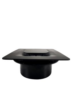 Vynco A/M Fan Thru Wall 300 m3/h Square Black