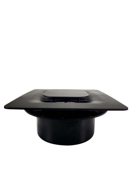 Vynco A/M Fan Thru Wall 300 m3/h Square Black