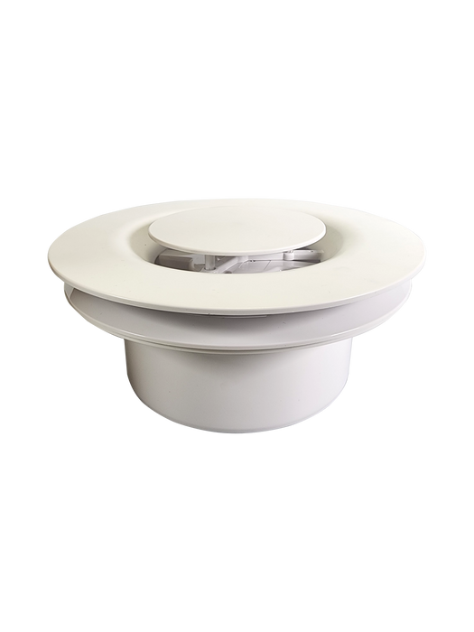 Vynco A/M Fan Thru Wall 300 m3/h Round White