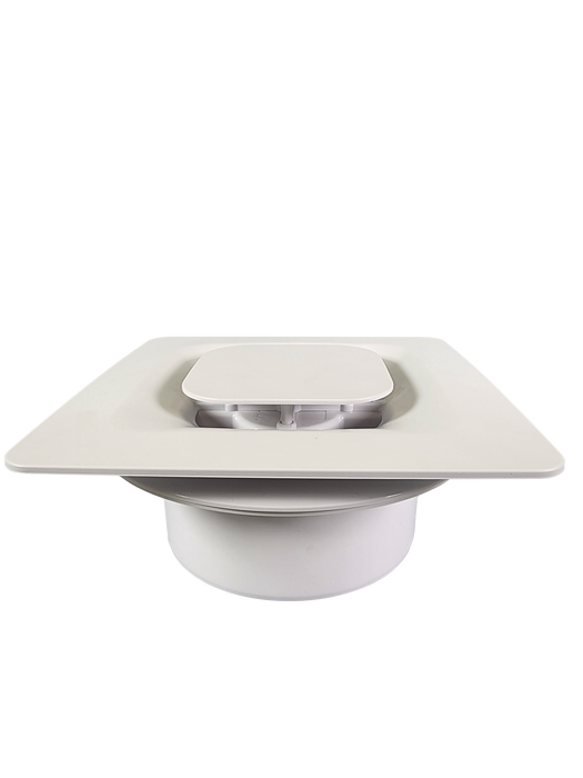 Vynco A/M Fan Thru Wall 300 m3/h Square White