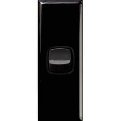Legrand HPM XL Arch Switch Single 10A Black